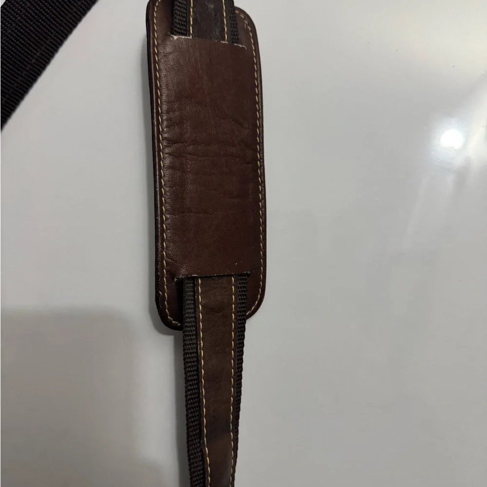 Pelle Studio Dark Brown Leather Messenger Bag